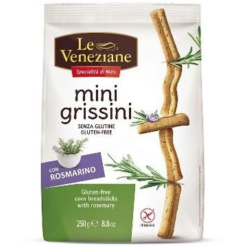 Le Veneziane gluténmentes rozmaringos mini grissini 250g