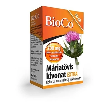 BioCo Máriatövis extra 200mg 80db filmtabletta