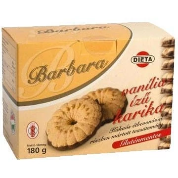 Barbara gluténmentes vaníliás karika 150g