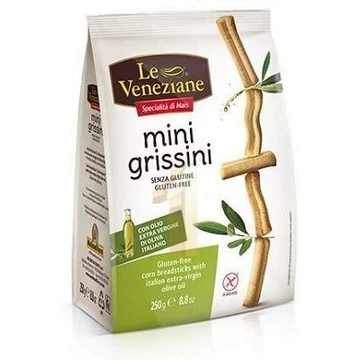 Le Veneziane gluténmentes olívaolajos mini grissini 250g