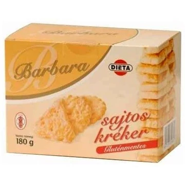 Barbara gluténmentes kréker sajtos 180g