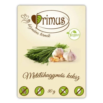 Primus vegán metélõhagymás keksz 80 g