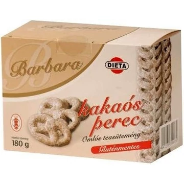 Barbara gluténmentes kakaós perec 180g