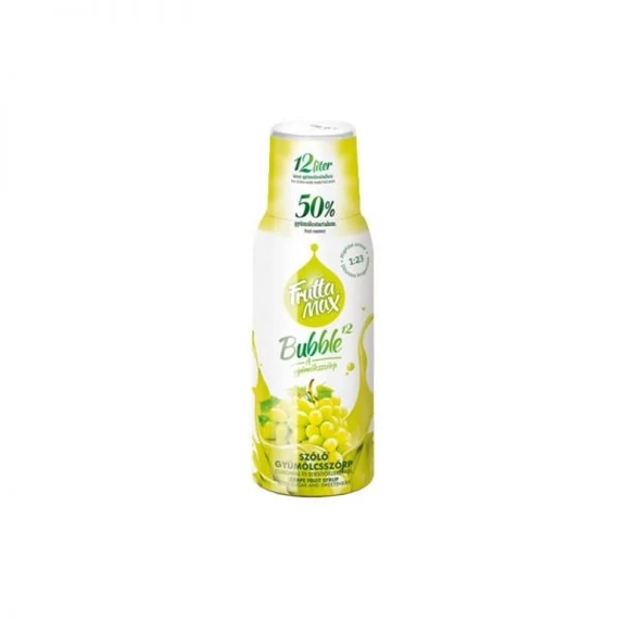 FruttaMax Bubble 12 szõlõ gyümölcsszörp 500 ml