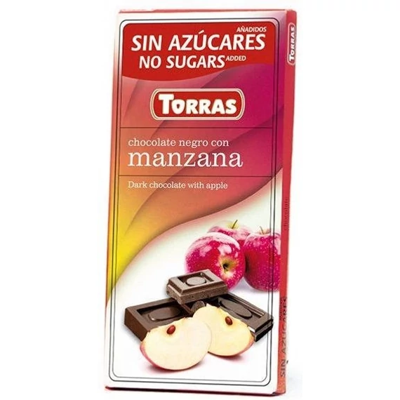 Torras gluténmentes étcsokoládé alma 75g