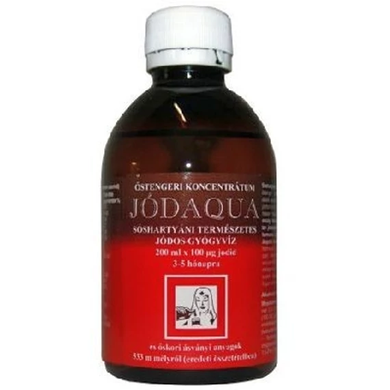 Jódaqua természetes jódos gyógyvíz 200ml