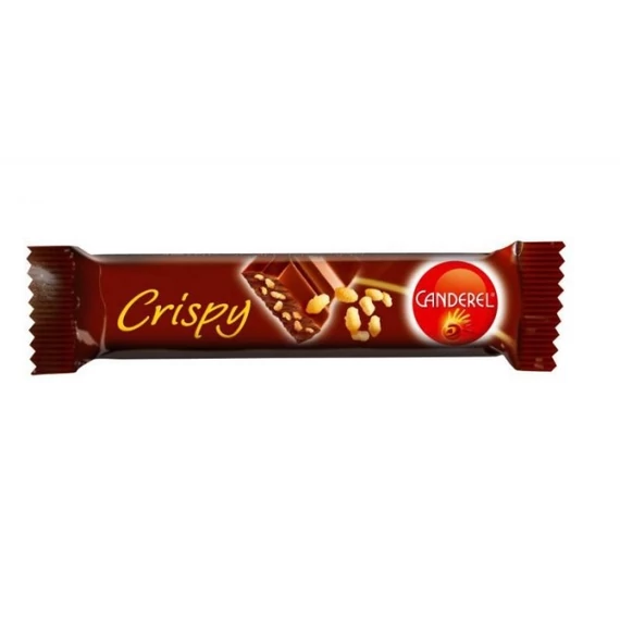 Canderel crispy tejcsokoládé szelet ropogós gabonával 27g