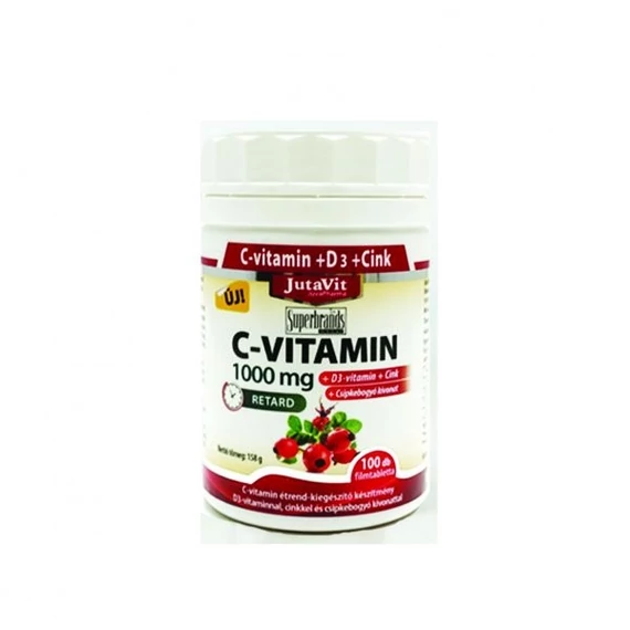 Jutavit c-vitamin 1000 mg+d3+csipkebogyó kivonattal 45 db