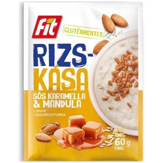 Fit rizskása mandulával sós karamell ízben 60 g