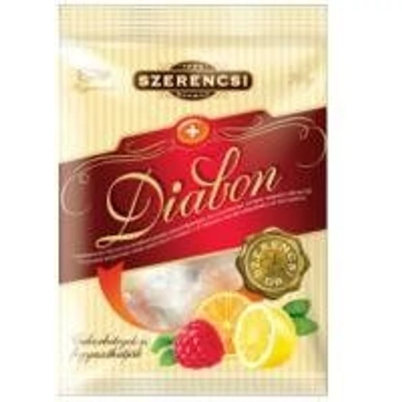 Diabon cukorka citrom narancs málna 70g