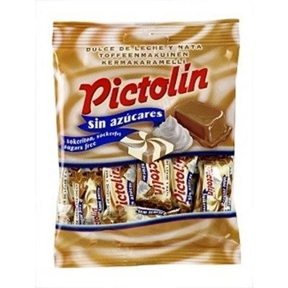 Intervan Pictolin toffee karamell ízû cukormentes tejszínes cukorka 65g