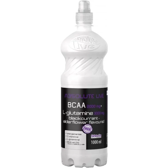 Absolute Live BCAA + L-glutamine ribizli - bodzavirág ital 1000ml