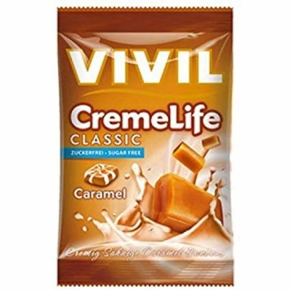 Vivil cukormentes krémes karamellás cukor 60 g