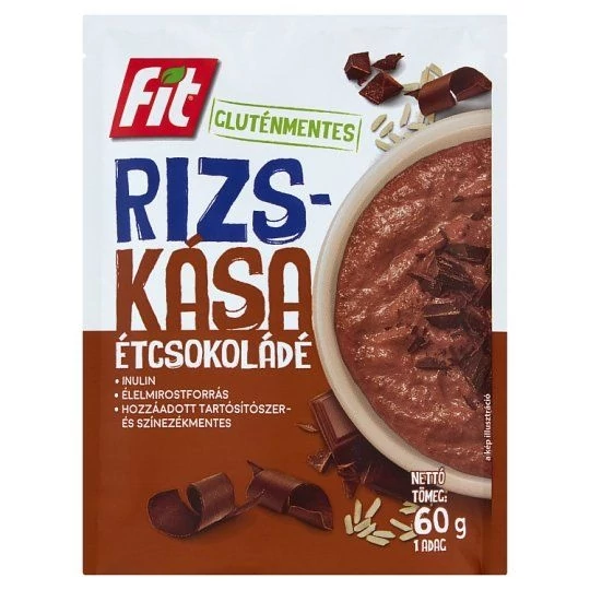 Fit Reggeli rizskása inulinnal és étcsokoládéval gluténmentes 60g